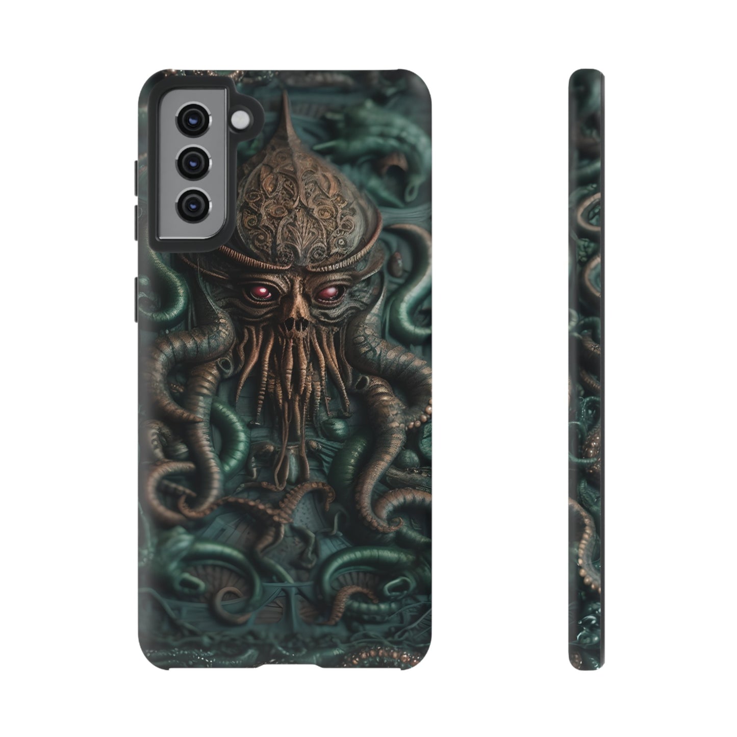 Nameless Dread Tough Phone Case – Lovecraftian Tentacle Horror Design for iPhone, Samsung Galaxy, and Google Pixel Devices