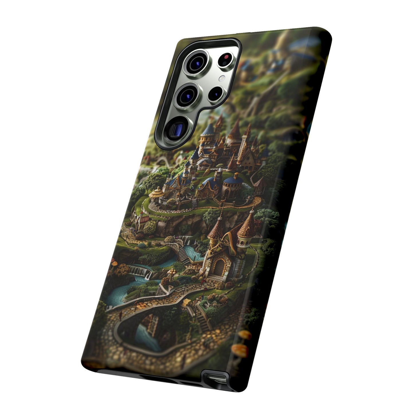 Fairy Kingdom Phone Case - Enchanted Castle Artwork for iPhone, Samsung Galaxy, and Google Pixel Devices