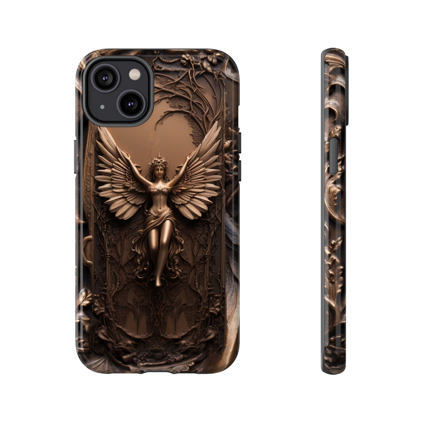 The Bronze Fairy Phone Case – Fantasy Faery Design for iPhone, Samsung Galaxy, and Google Pixel Devices