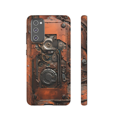 Rusted Mechanisms Phone Case – Steampunk Metal Gear Design for iPhone, Samsung Galaxy, and Google Pixel Devices