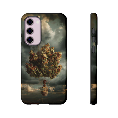 Cannabis Balloon Adventure Phone Case - For iPhone, Samsung Galaxy, and Google Pixel Devices