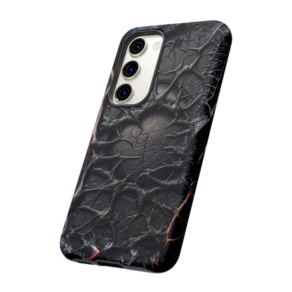 Black Veins Tough Phone Case – Lovecraftian Horror Design for iPhone, Samsung Galaxy, and Google Pixel Devices