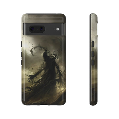 Dark Spirit Phone Case – Grim Reaper Haunting Design for iPhone, Samsung Galaxy, and Google Pixel Devices