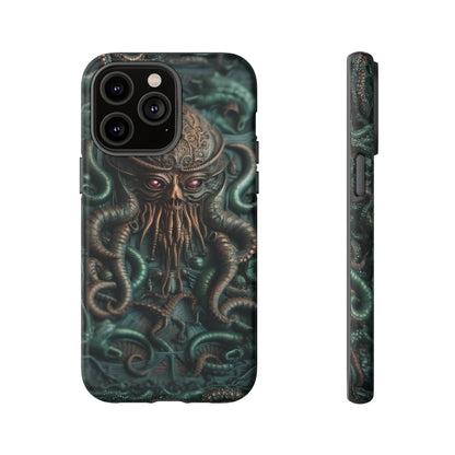 Nameless Dread Tough Phone Case – Lovecraftian Tentacle Horror Design for iPhone, Samsung Galaxy, and Google Pixel Devices