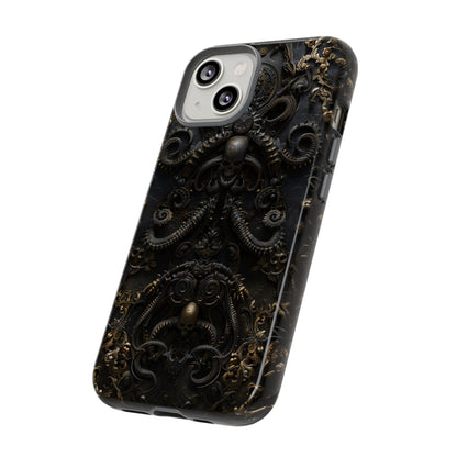 Gothic Steampunk Tentacle Phone Case - Unique Gothic Design for iPhone, Samsung Galaxy, and Google Pixel Devices