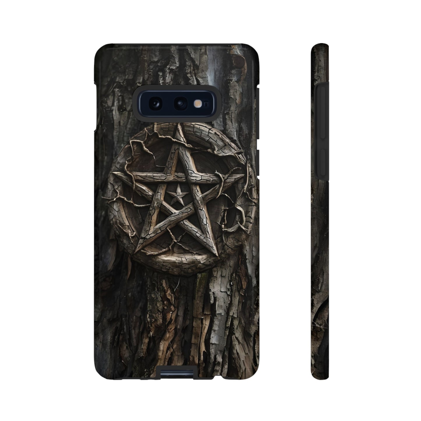 Pentacle Tree Phone Case – Wiccan Nature Magic Design for iPhone, Samsung Galaxy, and Google Pixel Devices