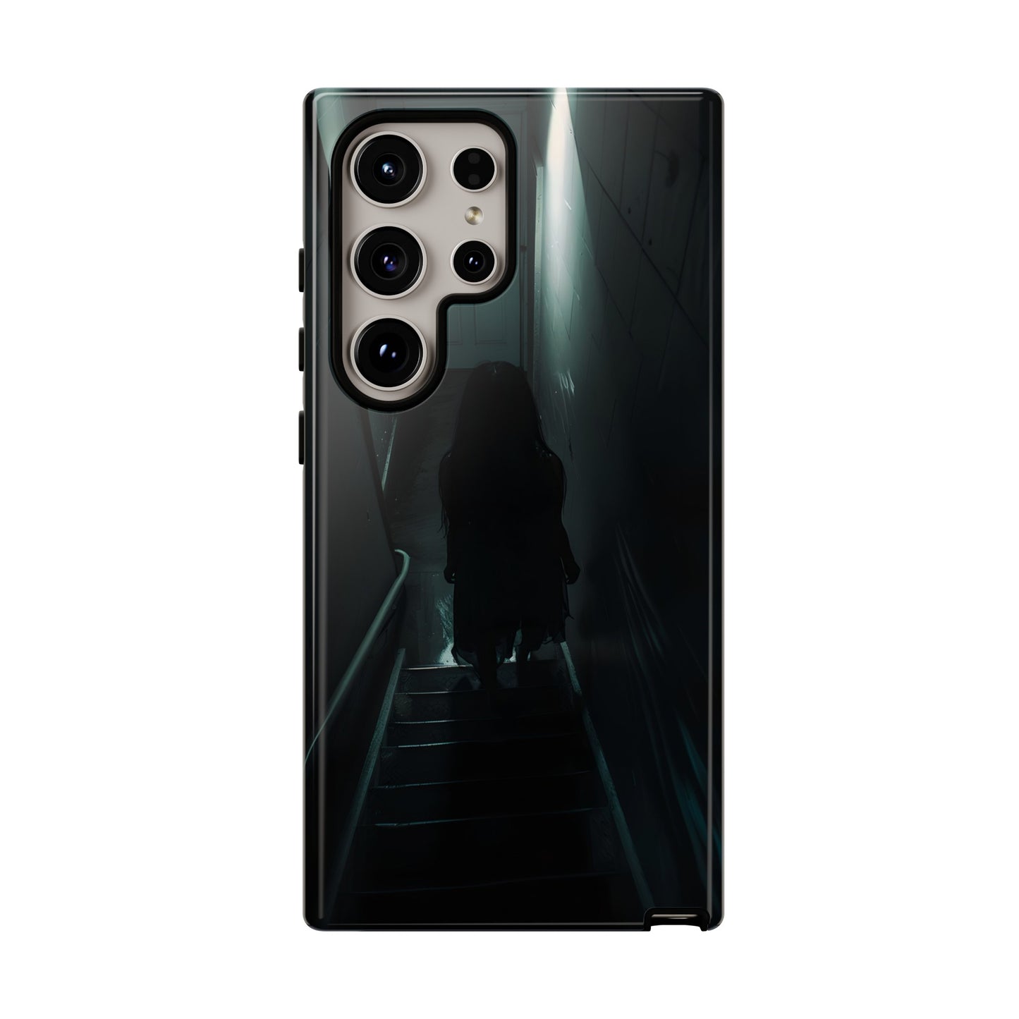 Creepy Ghost Girl Phone Case – Horror Possessed Design for iPhone, Samsung Galaxy, and Google Pixel Devices