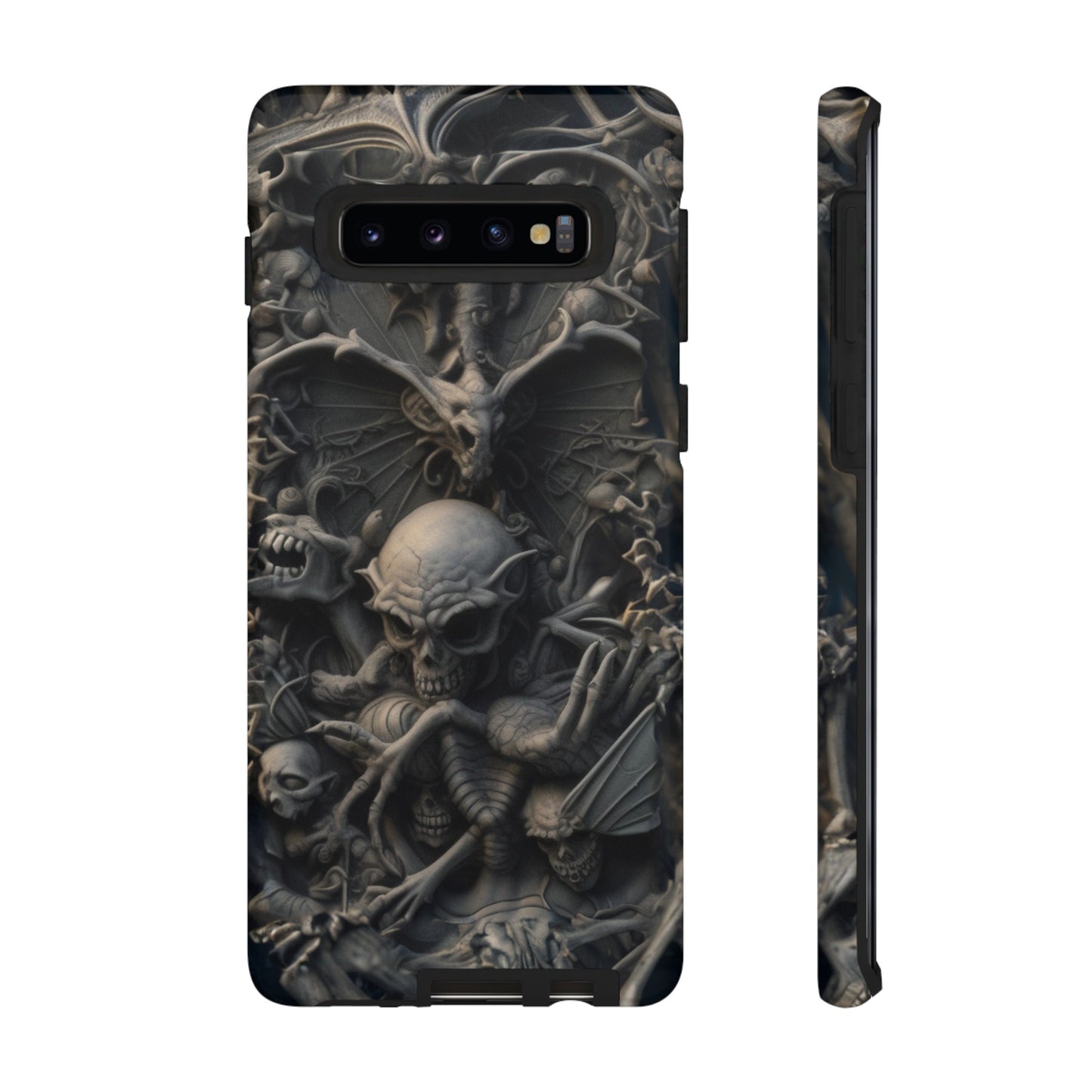 Those Who Dwell Below #1 Phone Case – Intricate Gothic Skeleton Design for iPhone, Samsung Galaxy, Google Pixel Devices