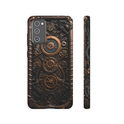 Gearworks 2 Phone Case – Steampunk Victorian Design with Gears and Clockwork for iPhone, Samsung Galaxy, and Google Pixel Devices