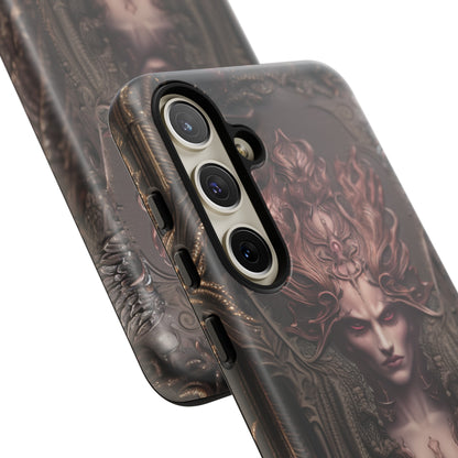 Dark Lilith Phone Case – Horned Hell Horror Design for iPhone, Samsung Galaxy, and Google Pixel Devices