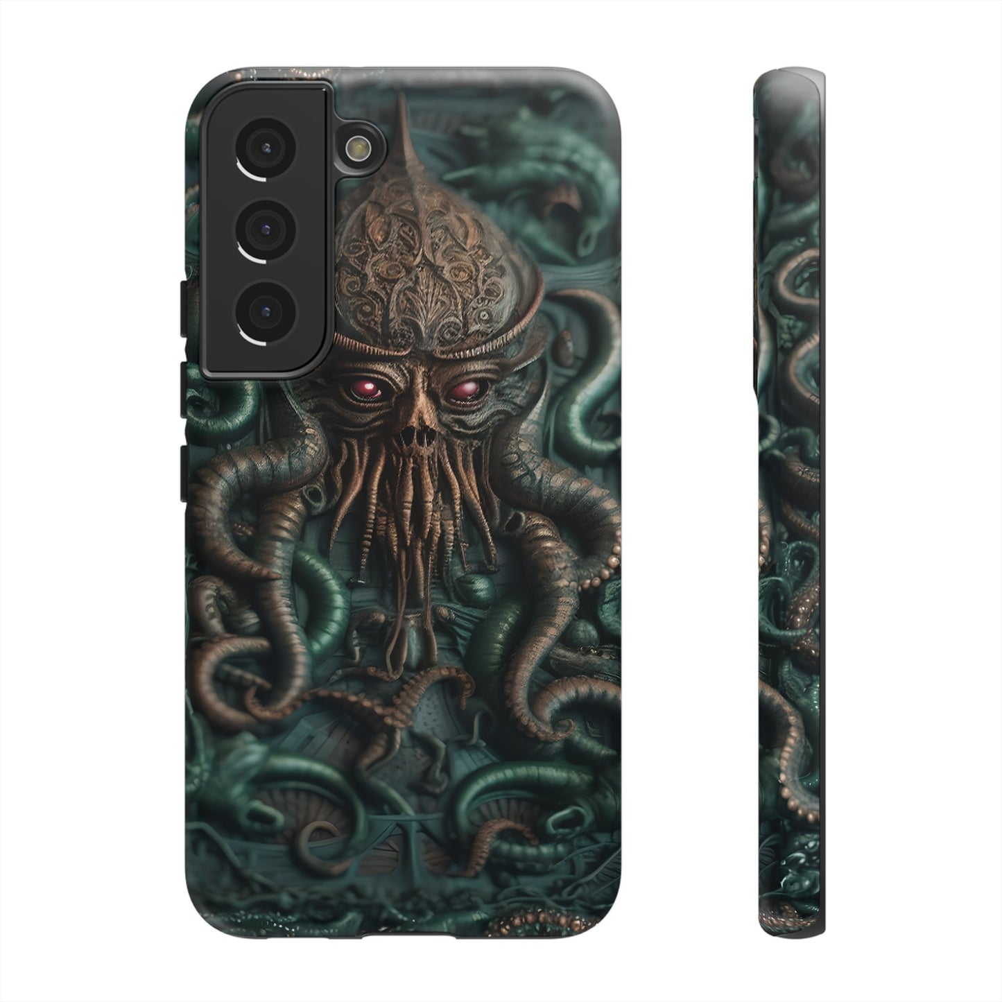 Nameless Dread Tough Phone Case – Lovecraftian Tentacle Horror Design for iPhone, Samsung Galaxy, and Google Pixel Devices