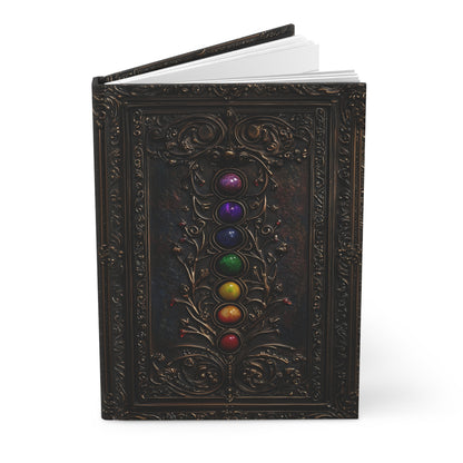 Chakra Stones Hardcover Notebook - Mystical Journal for Spiritual Writing