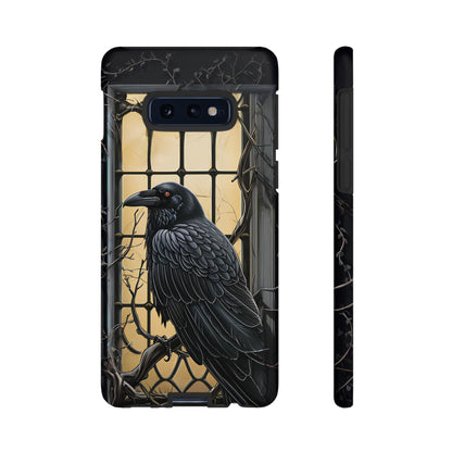 The Raven Phone Case – Edgar Allan Poe Inspired Gothic Design for iPhone, Samsung Galaxy, and Google Pixel Devices