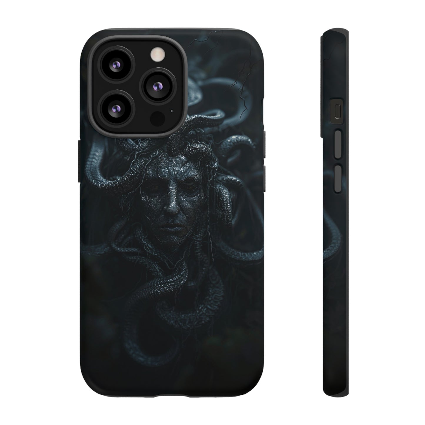 Medusa's Gaze Phone Case - Dark Mythological Design for iPhone and Samsung Galaxy Devices