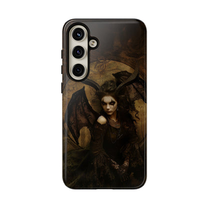 Demon Lilith Gothic Phone Case for iPhone, Samsung Galaxy, Google Pixel - Dark Fantasy Art