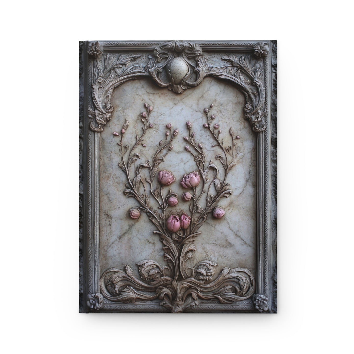 Ornate Floral Hardcover Journal with Vintage Charm