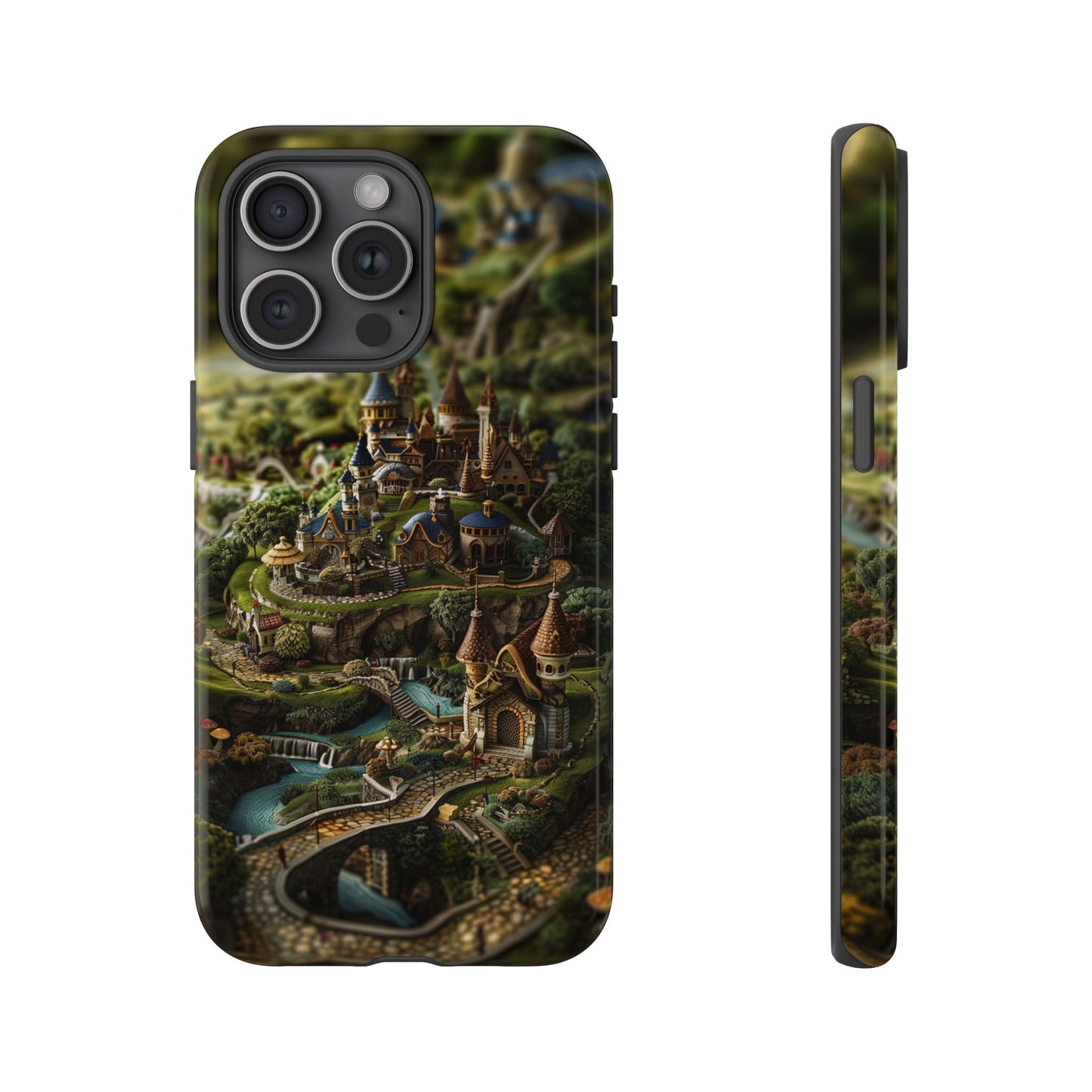 Fairy Kingdom Phone Case - Enchanted Castle Artwork for iPhone, Samsung Galaxy, and Google Pixel Devices