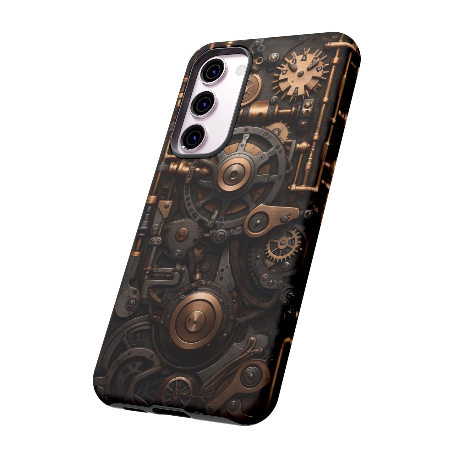 Steampunk Machine Phone Case – Victorian Gears Design for iPhone, Samsung Galaxy, and Google Pixel Devices