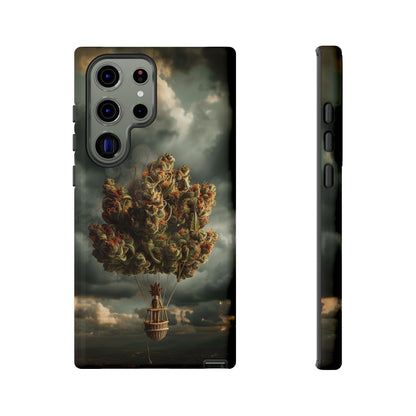 Cannabis Balloon Adventure Phone Case - For iPhone, Samsung Galaxy, and Google Pixel Devices