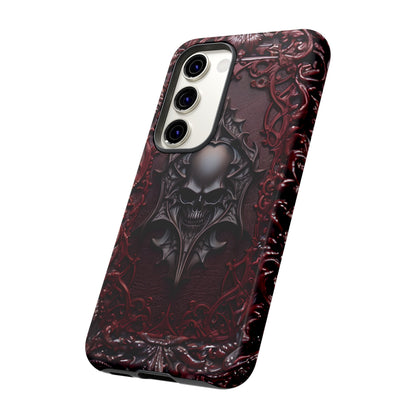 Vampiric Tough Phone Case – Gothic Skull Vampire Design for iPhone, Samsung Galaxy, and Google Pixel Devices