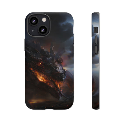 Fiery Dragon Phone Case - Epic Fantasy Art for iPhone, Samsung Galaxy, and Google Pixel Devices