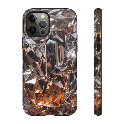 Crystalline Phone Case – Healing Crystal Quartz Design for iPhone, Samsung Galaxy, and Google Pixel Devices