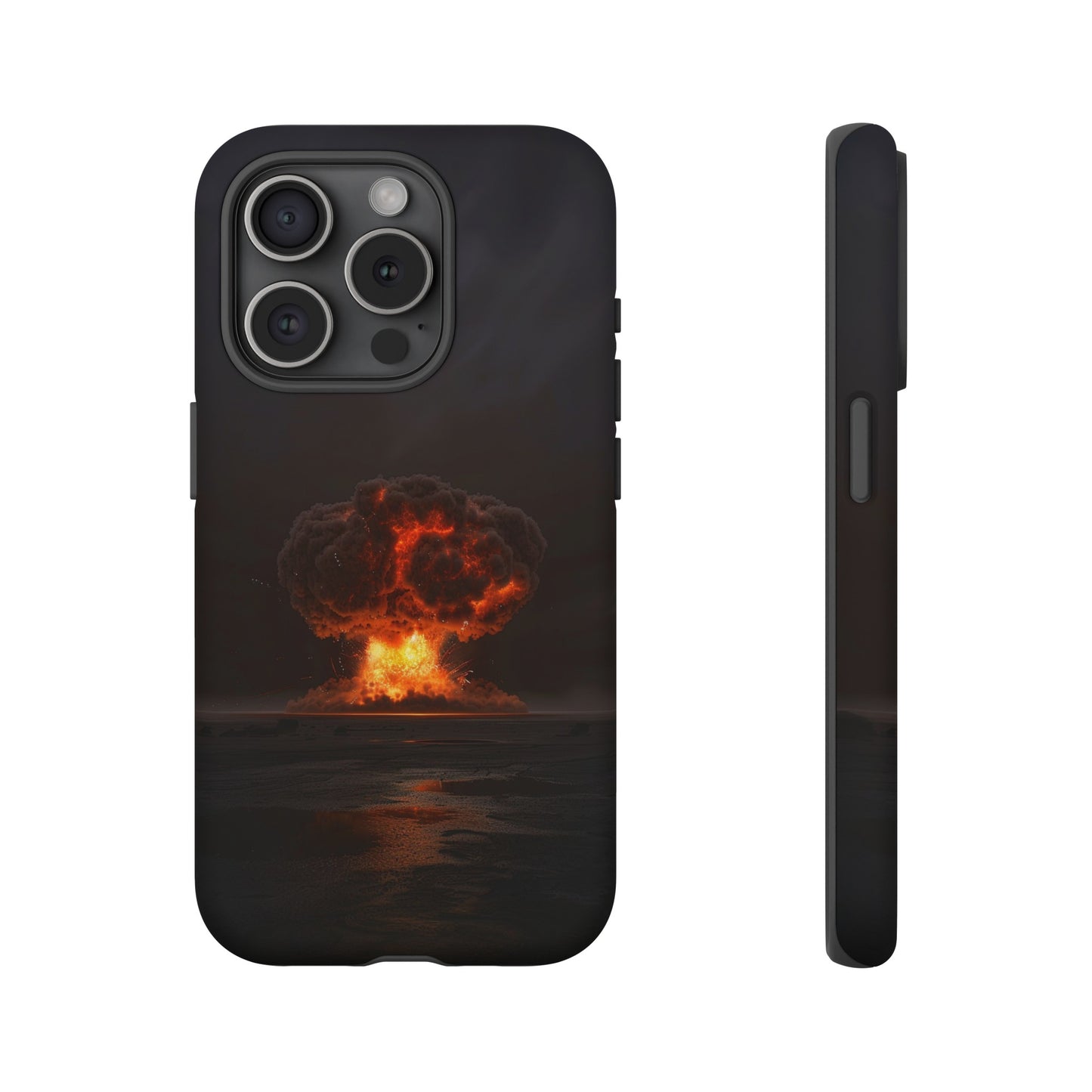 Atomic Explosion Phone Case - Dramatic Mushroom Cloud Design for iPhone and Samsung Galaxy Devices