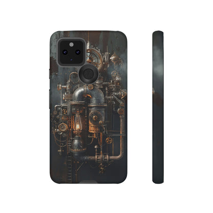 Steampunk Machine #2 Phone Case - Intricate Industrial Design for iPhone, Samsung Galaxy, Google Pixel Devices, Victorian Design Gears