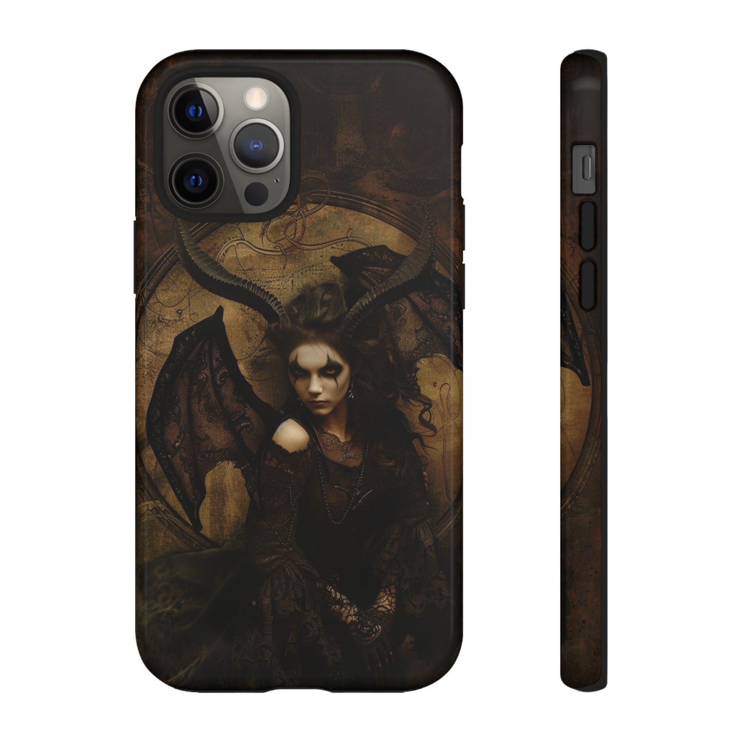 Demon Lilith Gothic Phone Case for iPhone, Samsung Galaxy, Google Pixel - Dark Fantasy Art