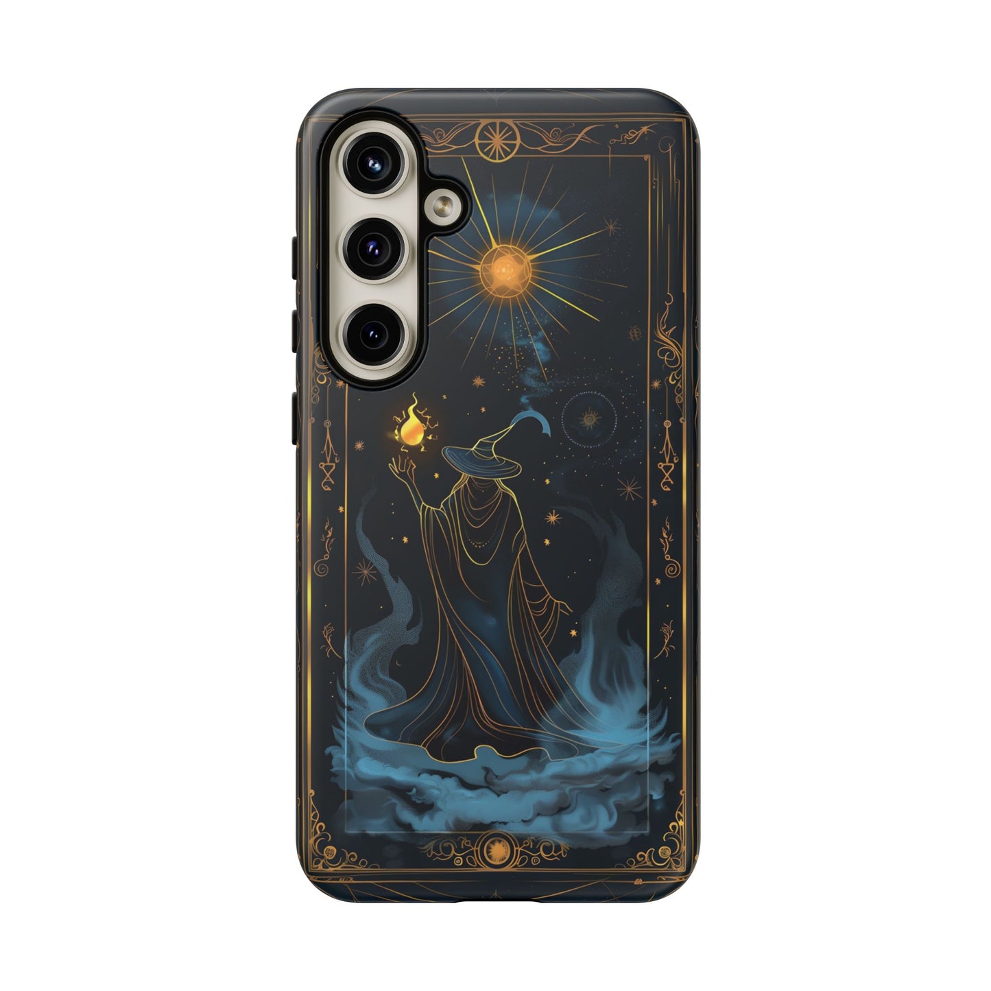 Enchanted Wizard Spellcaster Galaxy Phone Case - Mystical Wizardry Art For iPhone, Samsung Galaxy, and Google Pixel Devices