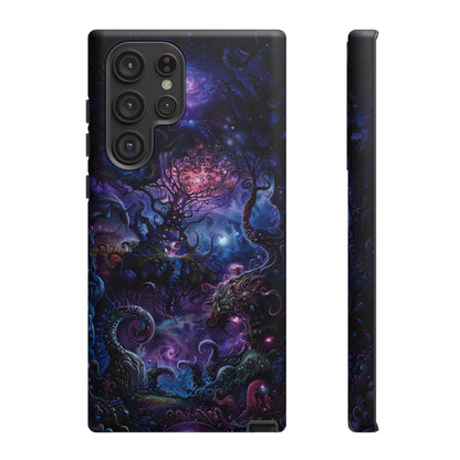 Trippy Psychedelic Alien Landscape Phone Case - Vibrant Abstract Design for iPhone, Samsung Galaxy and Google Pixel Devices