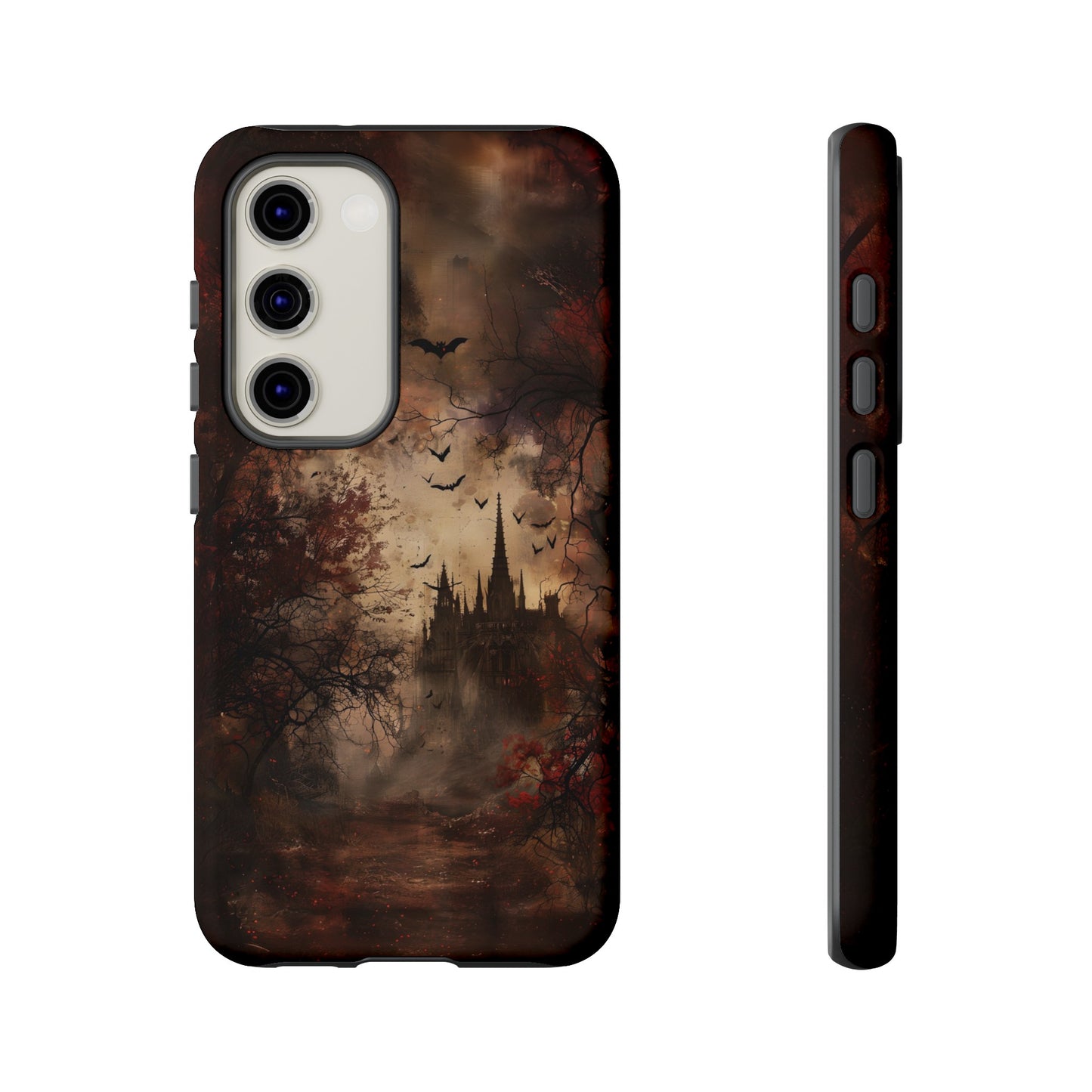 Gothic Castle Phone Case - Spooky Halloween Design for iPhone, Samsung Galaxy, Google Pixel Devices