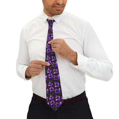 Purple Rubber Duck Necktie – Fun and Quirky Novelty Tie for Formal and Casual Events