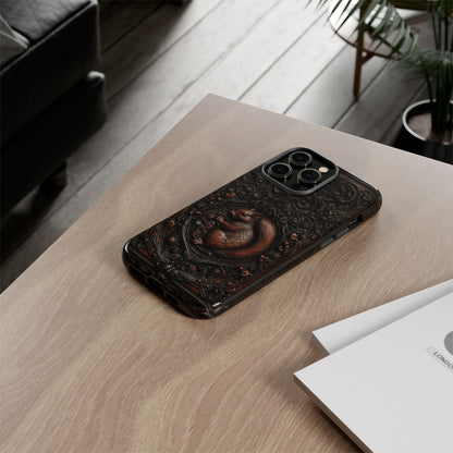 Gothic Woodland Squirrel Phone Case - Nature and Fantasy Inspired Design