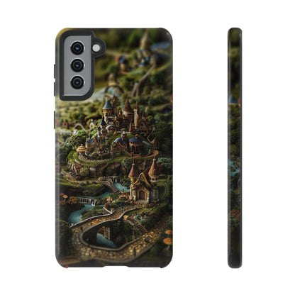 Fairy Kingdom Phone Case - Enchanted Castle Artwork for iPhone, Samsung Galaxy, and Google Pixel Devices