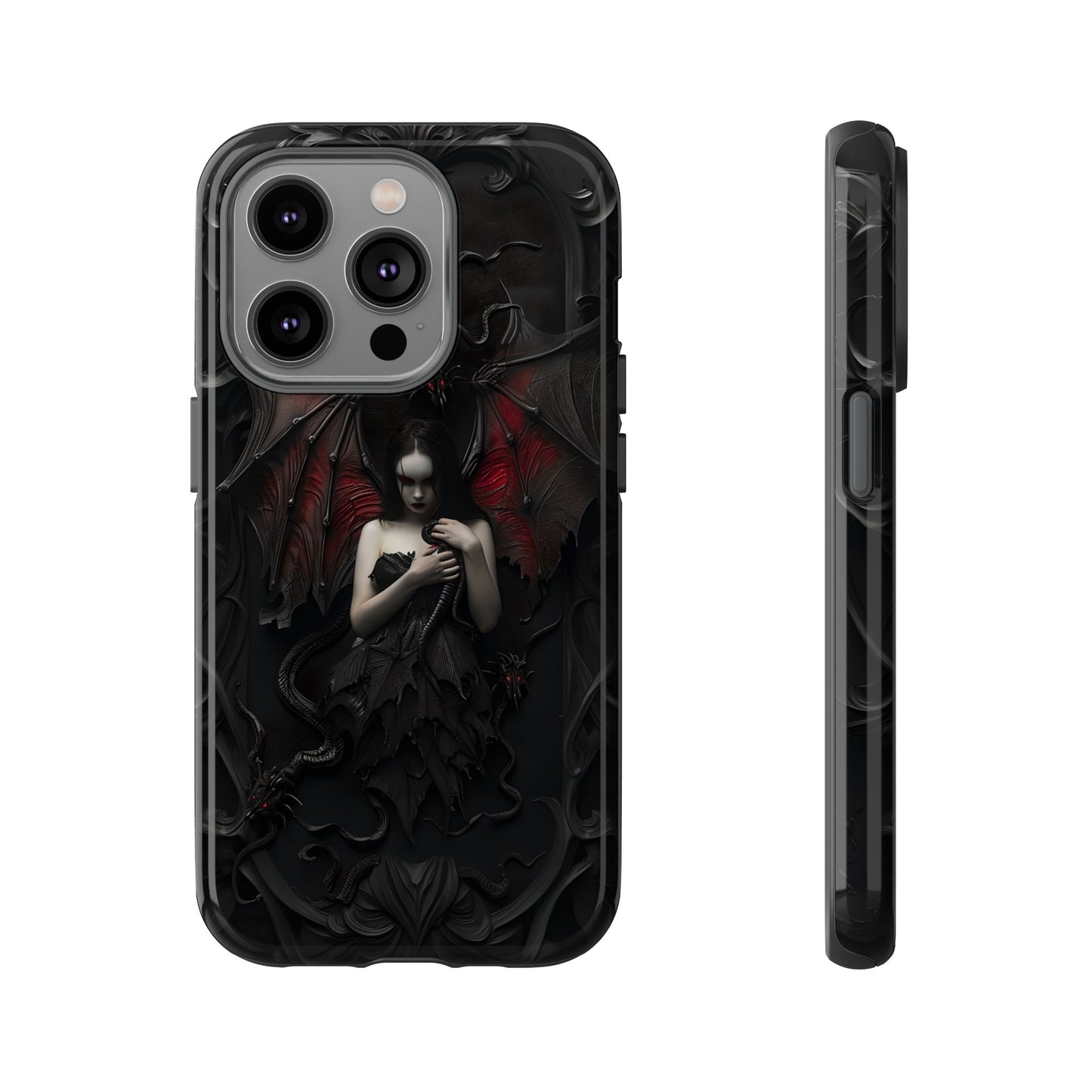 Succubus Phone Case - Dark Fantasy Gothic Design for iPhone, Samsung Galaxy, and Google Pixel Devices