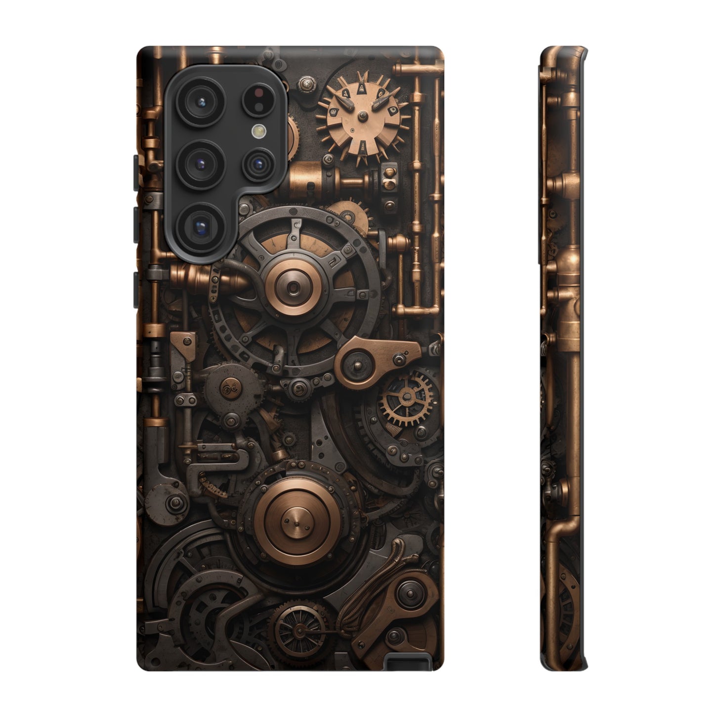 Steampunk Machine Phone Case – Victorian Gears Design for iPhone, Samsung Galaxy, and Google Pixel Devices