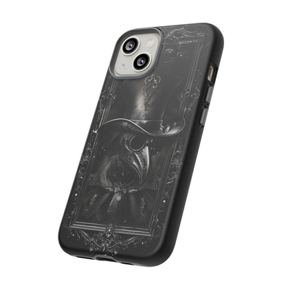 Gothic Plague Doctor Phone Case - Mysterious and Dark Design for iPhone, Samsung Galaxy, and Google Pixel Devices