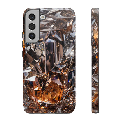 Crystalline Phone Case – Healing Crystal Quartz Design for iPhone, Samsung Galaxy, and Google Pixel Devices