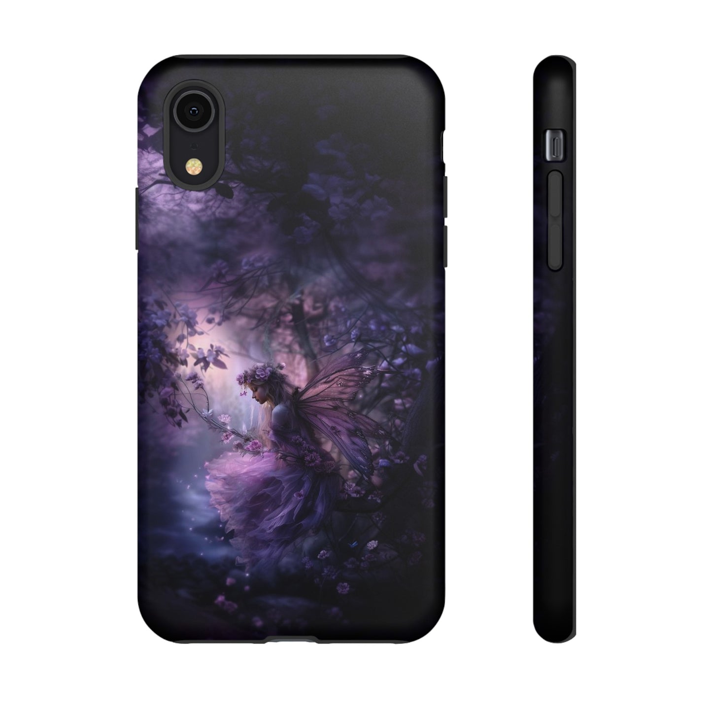 Fairy in the Moonlight Phone Case - Magical Night Scene for iPhone, Samsung Galaxy, Google Pixel Devices - Enchanted Fantasy Art