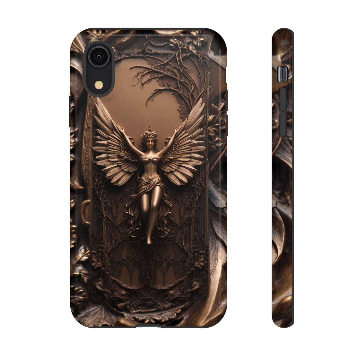 The Bronze Fairy Phone Case – Fantasy Faery Design for iPhone, Samsung Galaxy, and Google Pixel Devices