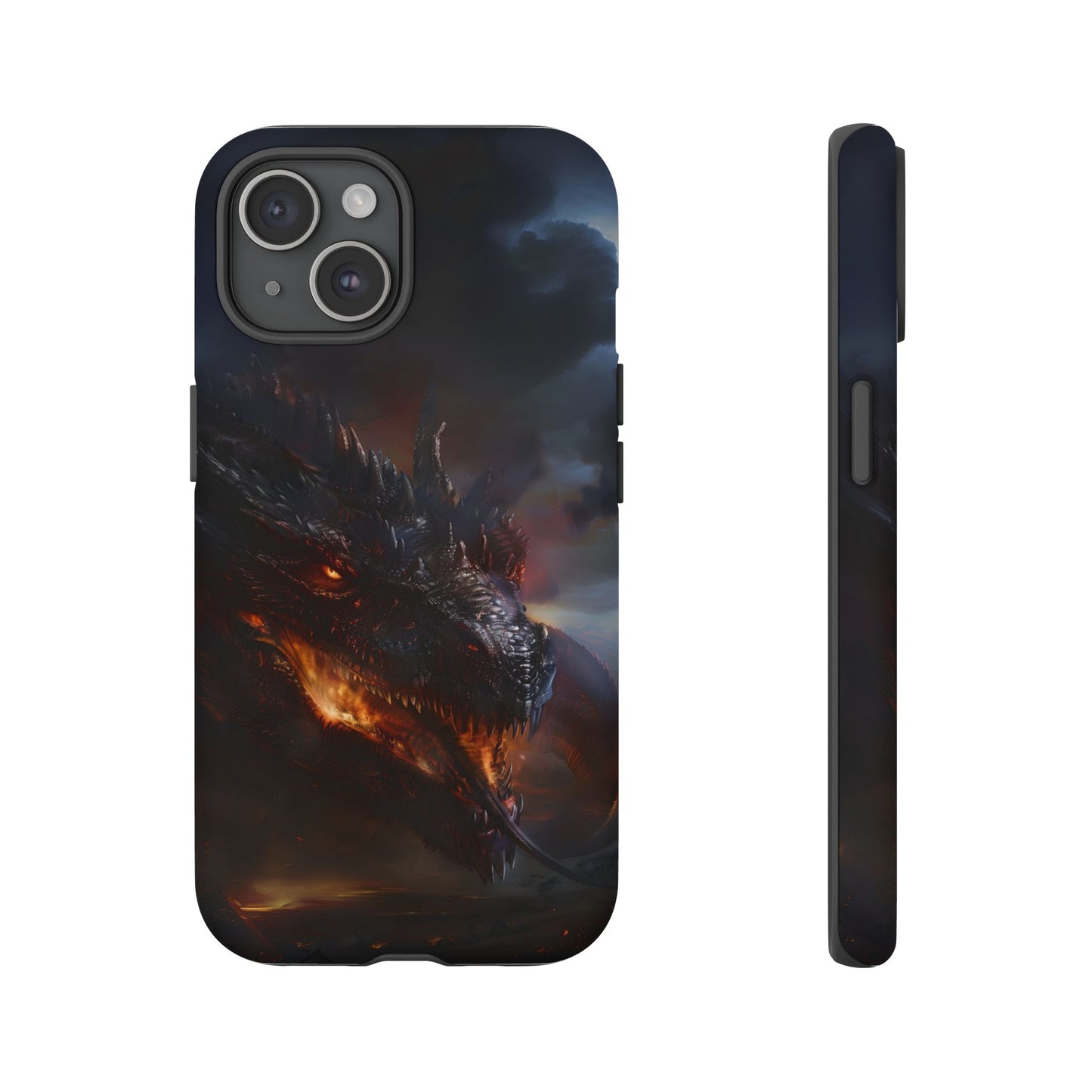 Fiery Dragon Phone Case - Epic Fantasy Art for iPhone, Samsung Galaxy, and Google Pixel Devices