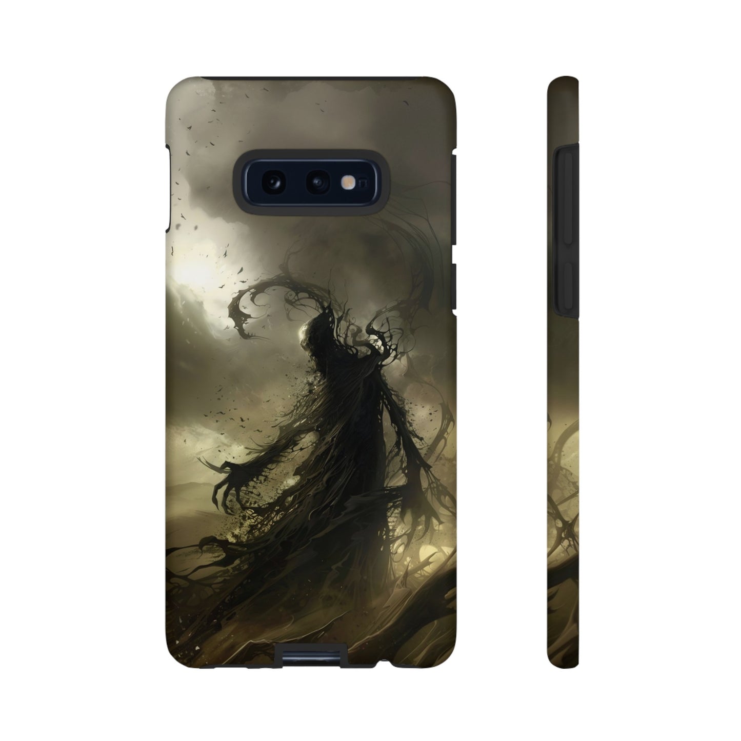 Dark Spirit Phone Case – Grim Reaper Haunting Design for iPhone, Samsung Galaxy, and Google Pixel Devices