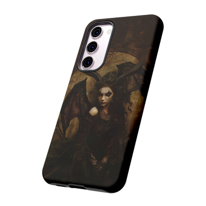 Demon Lilith Gothic Phone Case for iPhone, Samsung Galaxy, Google Pixel - Dark Fantasy Art