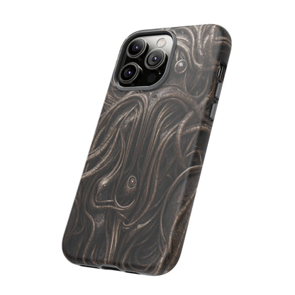 Biomechanical Horror 4 Phone Case – Futuristic Alien Design for iPhone, Samsung Galaxy, and Google Pixel Devices