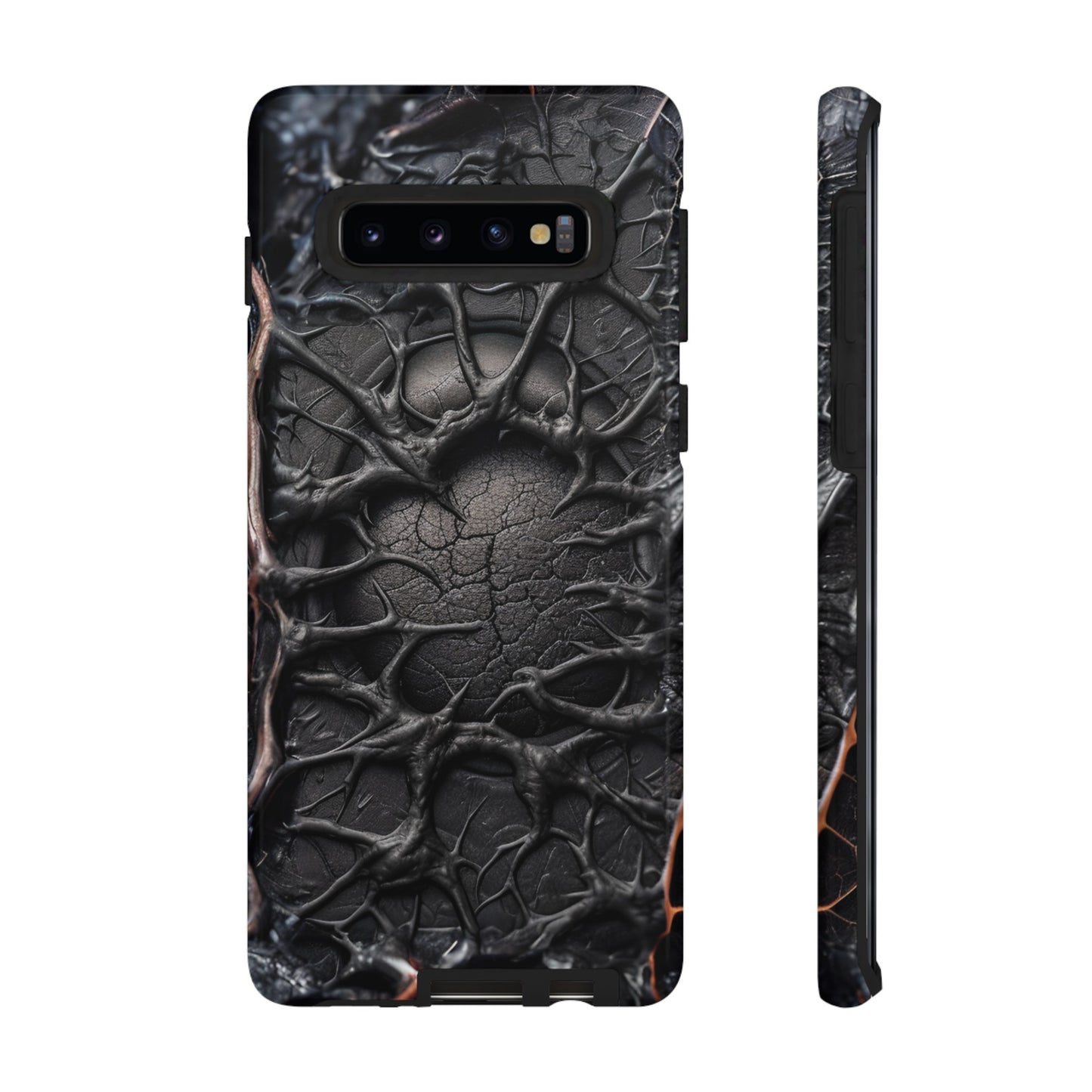 Black Veins Tough Phone Case – Lovecraftian Horror Design for iPhone, Samsung Galaxy, and Google Pixel Devices