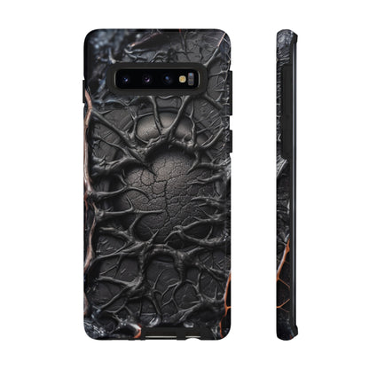 Black Veins Tough Phone Case – Lovecraftian Horror Design for iPhone, Samsung Galaxy, and Google Pixel Devices