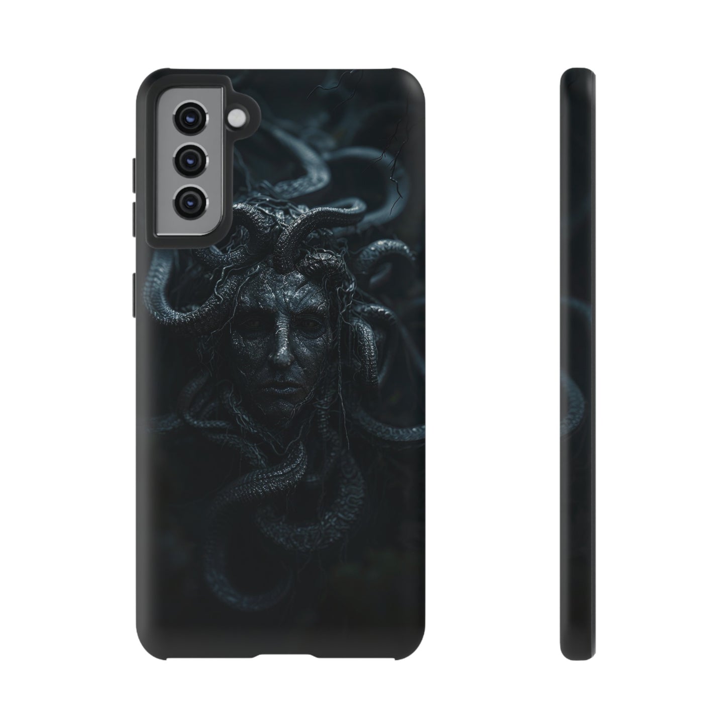 Medusa's Gaze Phone Case - Dark Mythological Design for iPhone and Samsung Galaxy Devices