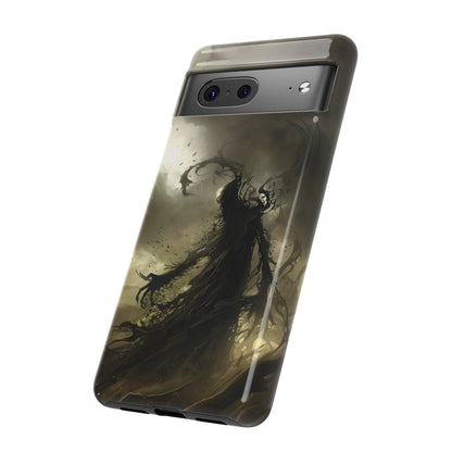 Dark Spirit Phone Case – Grim Reaper Haunting Design for iPhone, Samsung Galaxy, and Google Pixel Devices