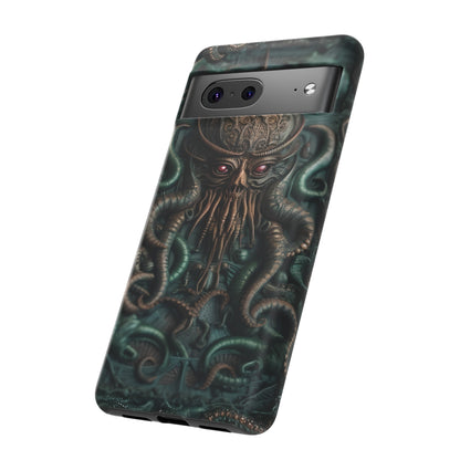 Nameless Dread Tough Phone Case – Lovecraftian Tentacle Horror Design for iPhone, Samsung Galaxy, and Google Pixel Devices